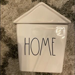 Rae Dunn “Home” house cookie jar